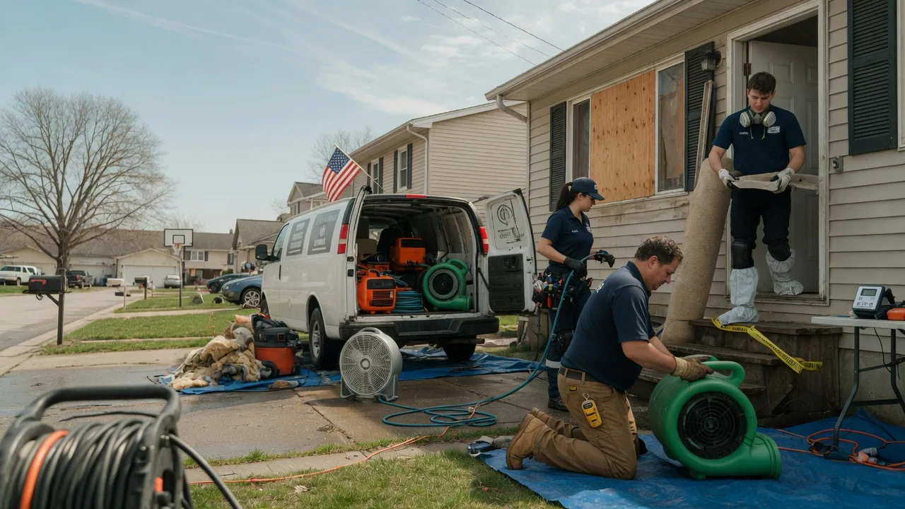 Water Damage Restoration in Columbia City, IN near me